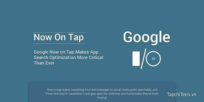 Google Now on Tap