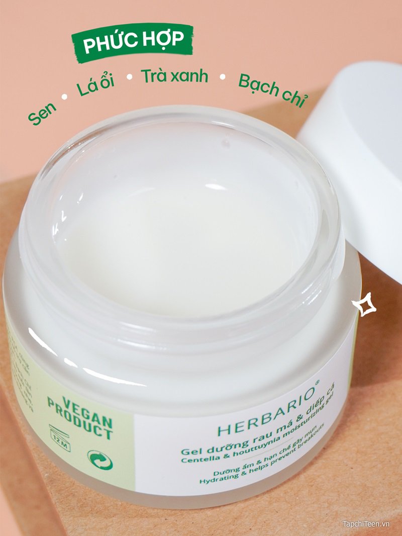 gel duong rau ma diep ca herbario