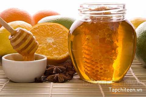 cách làm nước cam và mật ong