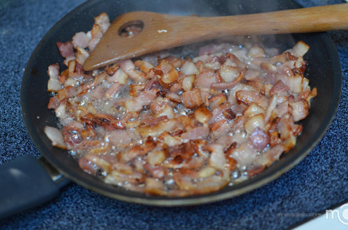 Khoai tây nướng với thịt muối thơm lừng