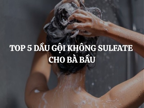 Top 5 dầu gội không Sulfate cho bà bầu an toàn, dịu nhẹ, được nhiều người yêu thích
